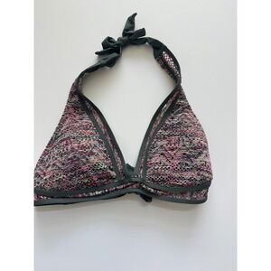 BECCA Crochet Bikini‎ Top No Brand Label Cut Care Label Size D
